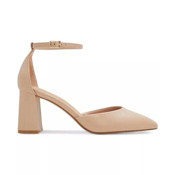 ALDO-Women's Jan Pointed Toe Ankle-Strap Block-Heel Sandals Size 10 US/ EURO 41 - Picture 3 of 7